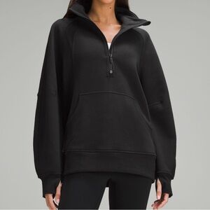 Lululemon Scuba Oversized Funnel Neck Long Black